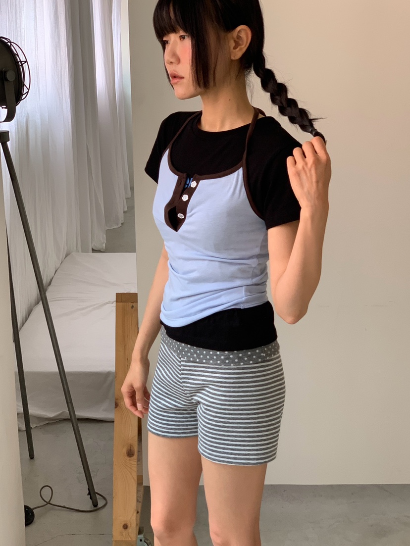 MORE THAN-P韓國代購女裝新款職業休閑時尚吊帶背心無袖MORE THAN吊帶/背心