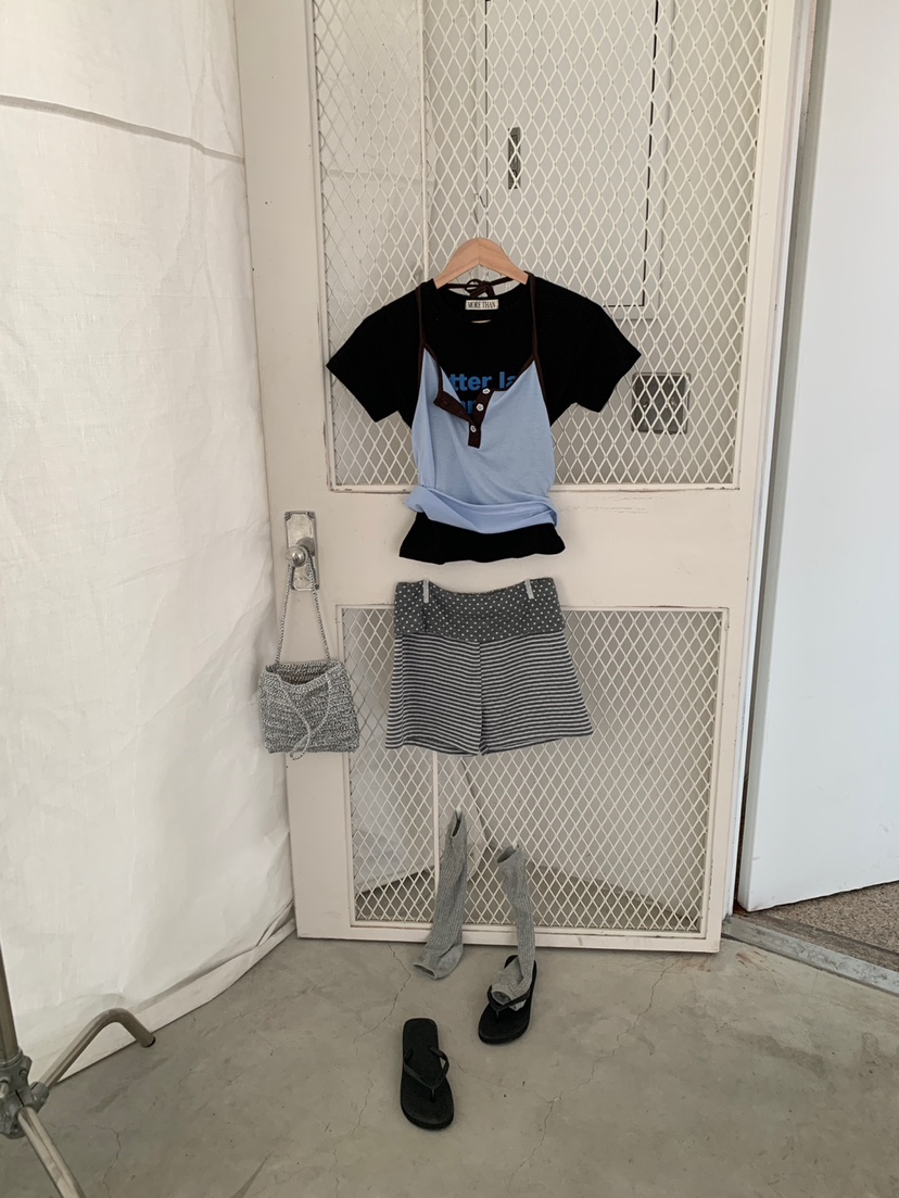 MORE THAN-P韓國代購女裝新款職業休閑時尚吊帶背心無袖MORE THAN吊帶/背心