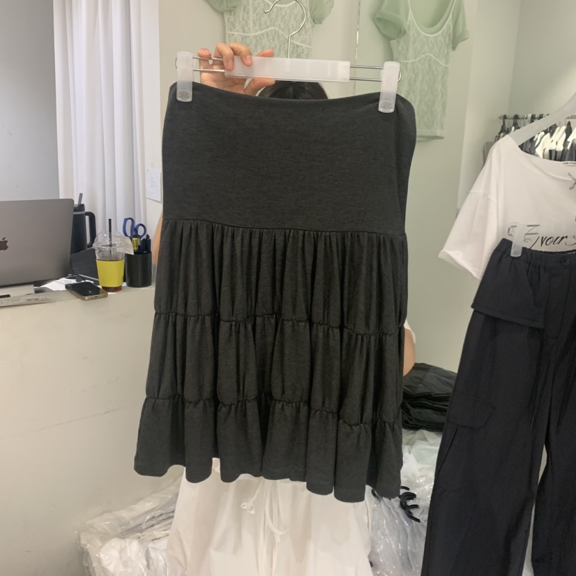 AUBE韓國代購女裝新品職業人氣時尚休閑26春夏半身裙中短裙AUBE半身裙/中短裙圖色2