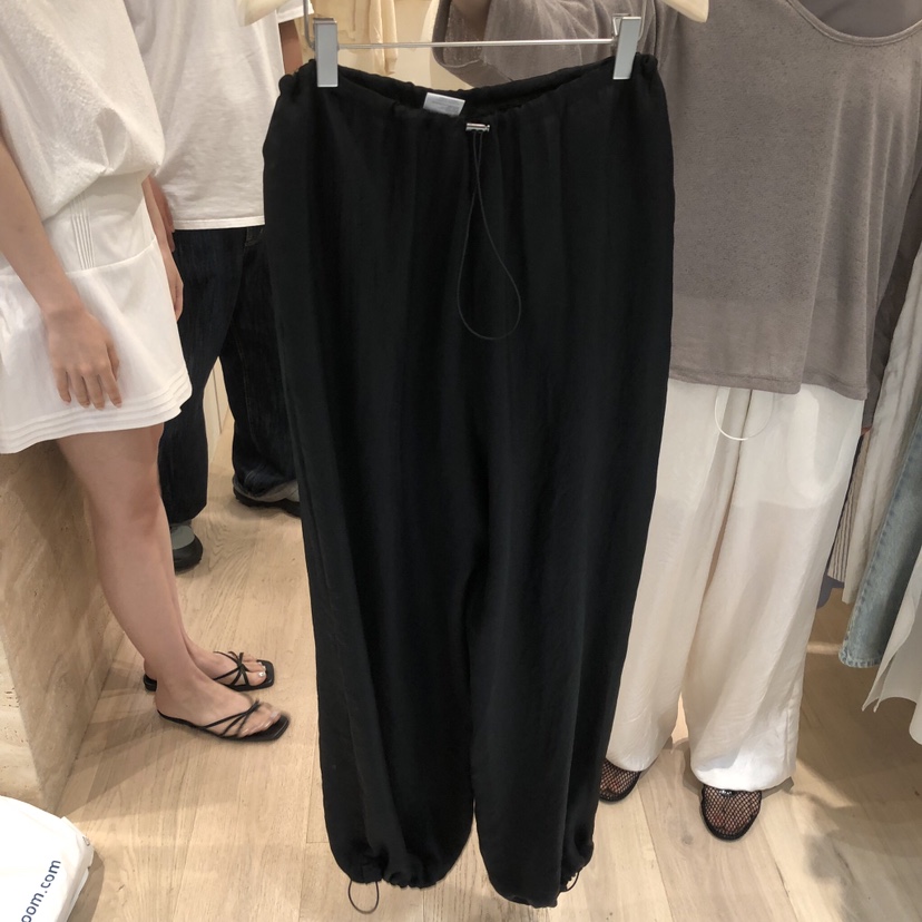 LIFFEY東大門實拍韓國女士新品熱賣26春夏休閑休閑褲緞帶LIFFEY休閑褲圖色2