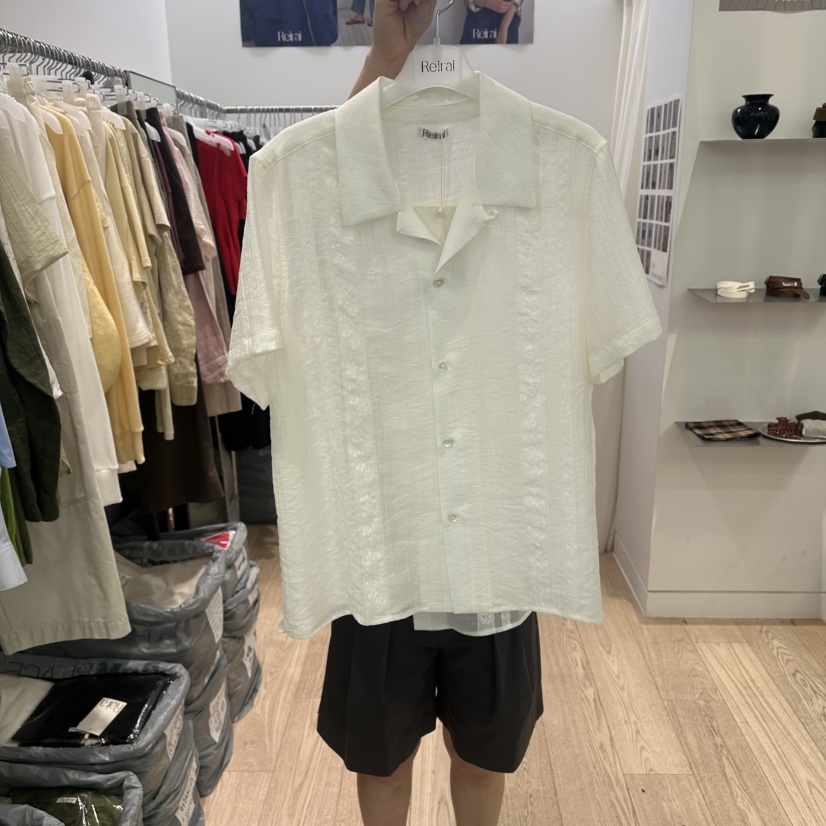 REIRAI韓國東大門直郵女士新款26夏季推薦熱賣襯衫蕾絲衫Reirai襯衫/蕾絲衫圖色2