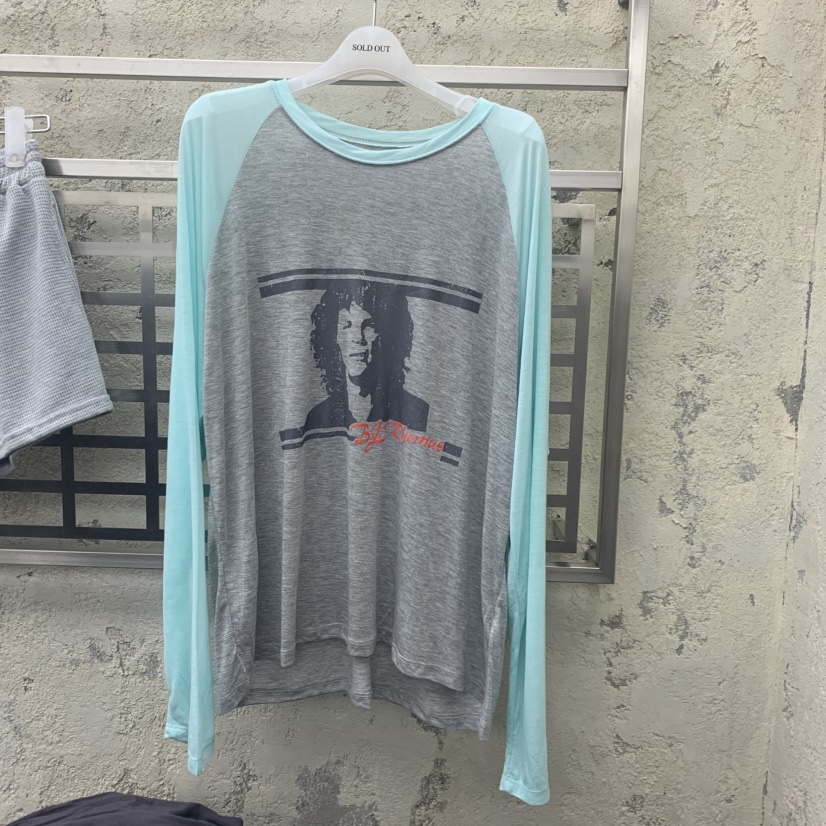 SOLD OUT韓國直郵女裝新款26夏季職業26春夏長袖T恤插肩袖SOLD OUT長袖T恤圖色1