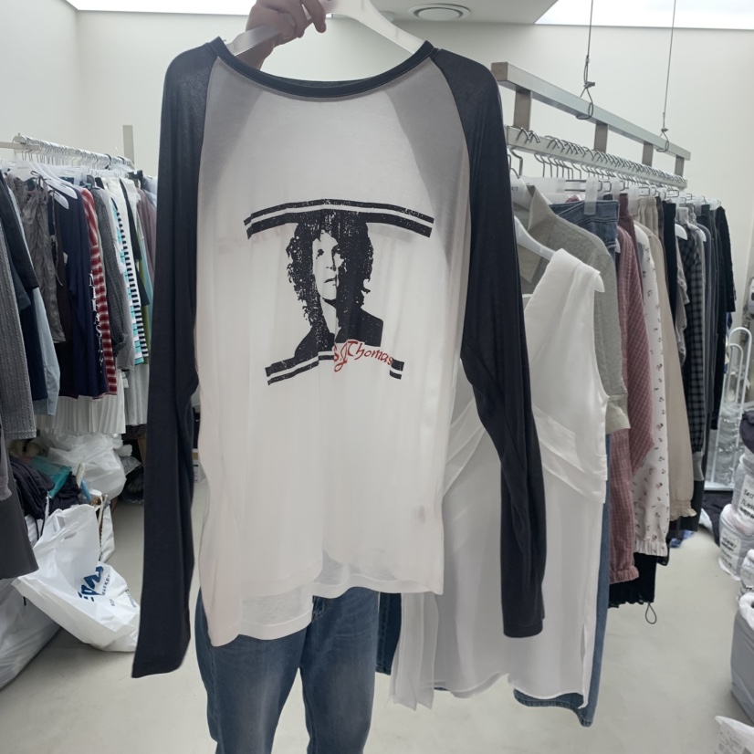 SOLD OUT韓國直郵女裝新款26夏季職業26春夏長袖T恤插肩袖SOLD OUT長袖T恤圖色2