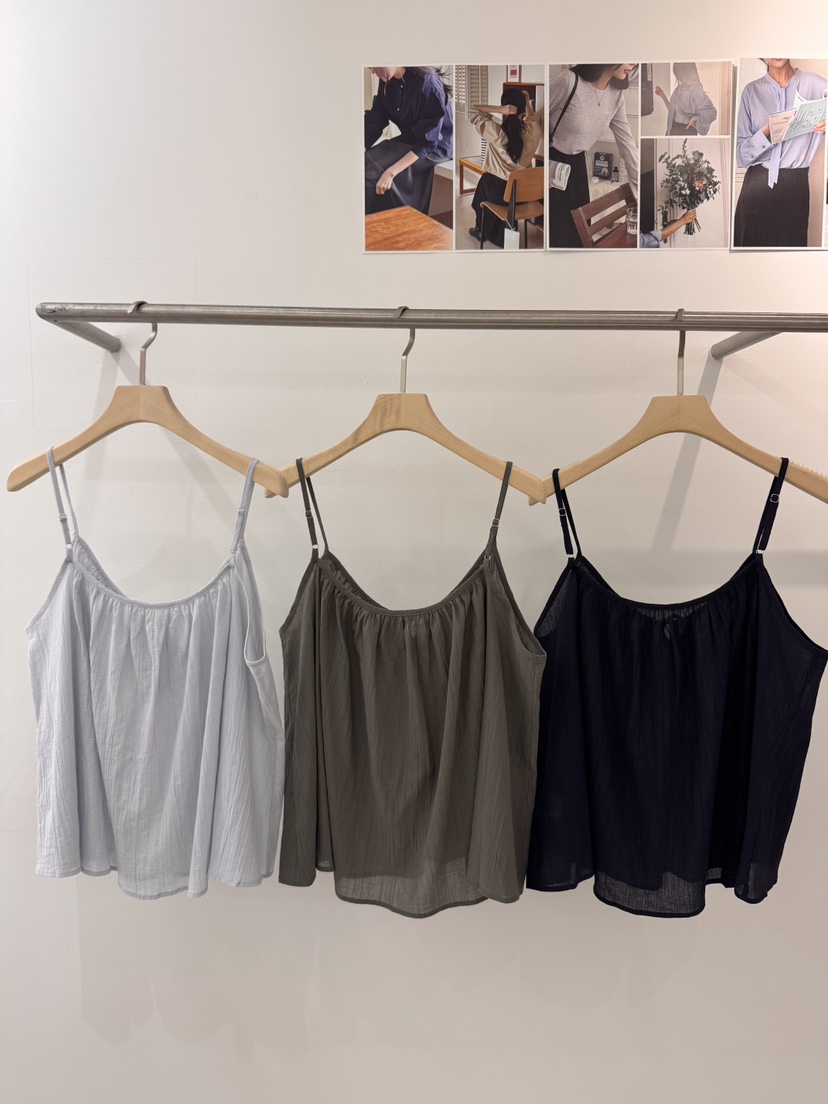 WEAUE SELVAGE韓國直郵女裝新品休閑26春夏熱賣吊帶背心Weave Selvage吊帶/背心