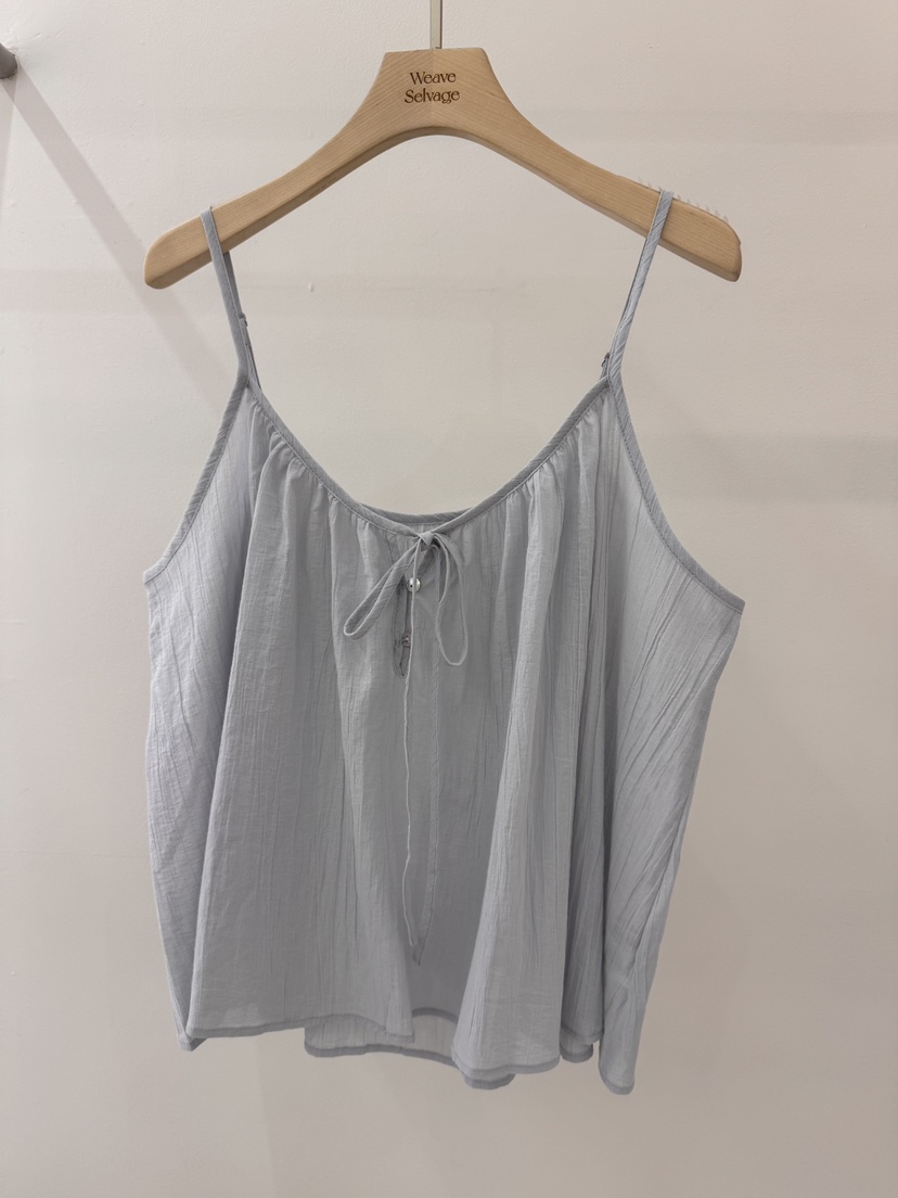 WEAUE SELVAGE韓國直郵女裝新品休閑26春夏熱賣吊帶背心Weave Selvage吊帶/背心圖色1
