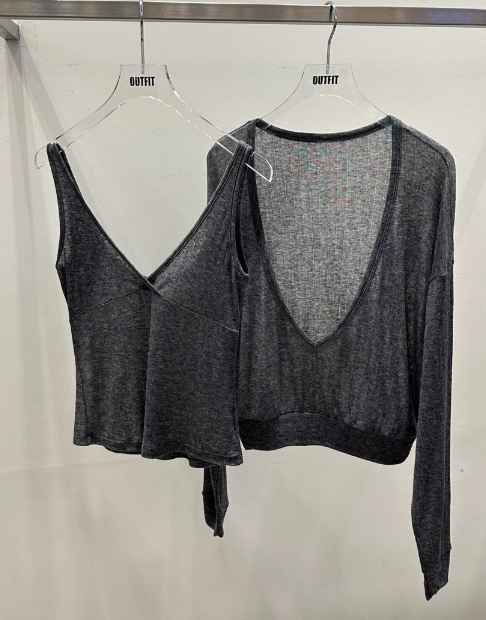 OUTFIT韓國直郵女士新款時尚職業推薦休閑26夏季熱賣套裝OUTFIT套裝圖色1