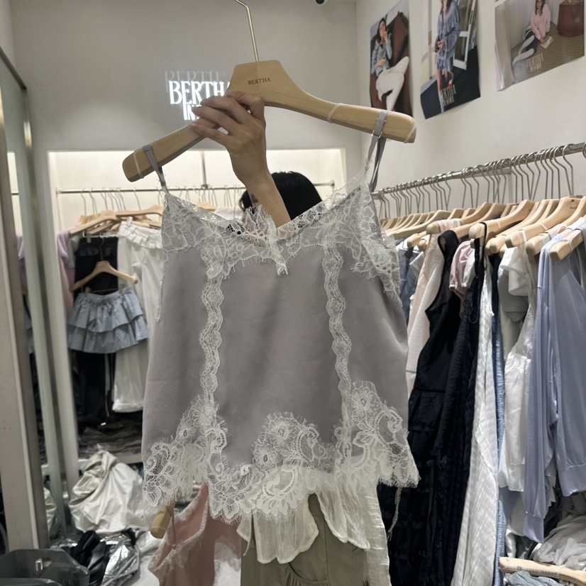 BERTHA韓國代購女裝新款熱賣休閑人氣推薦26夏季吊帶背心BERTHA吊帶/背心圖色2