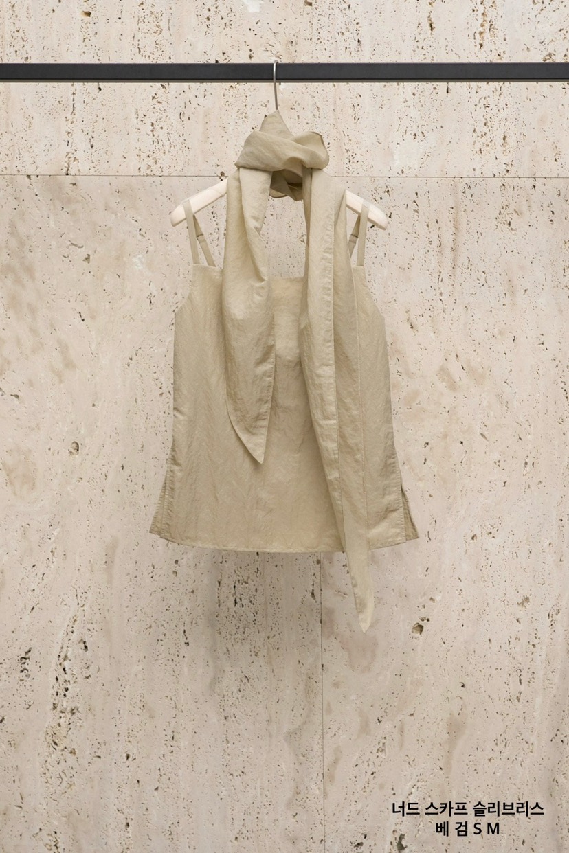 BLOSSOM韓國東大門直郵女裝新品26春夏吊帶背心含圍巾無袖BLOSSOM吊帶/背心圖色1