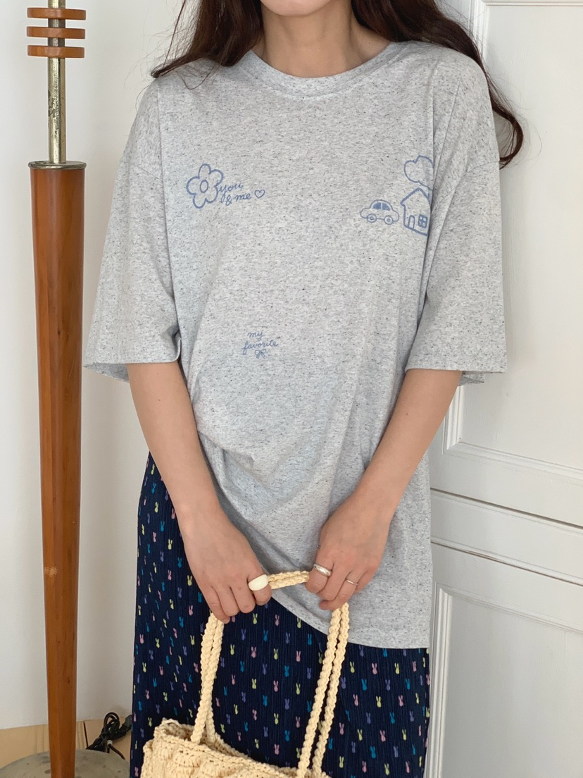 TOLL韓國直郵實拍女裝新款休閑26春夏時尚人氣26夏季推薦T恤TOLLT恤
