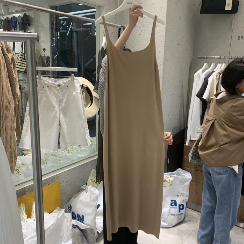 BRONZE韓國直郵女士新款26春夏時尚26夏季休閑推薦連衣裙BRONZE連衣裙圖色2
