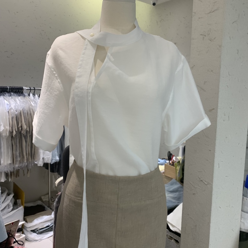 BRONZE韓國代購女裝新品時尚26夏季休閑26春夏襯衫蕾絲衫BRONZE襯衫/蕾絲衫圖色1
