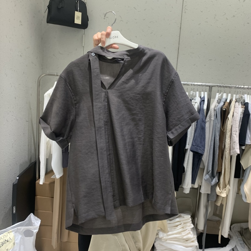 BRONZE韓國代購女裝新品時尚26夏季休閑26春夏襯衫蕾絲衫BRONZE襯衫/蕾絲衫圖色3