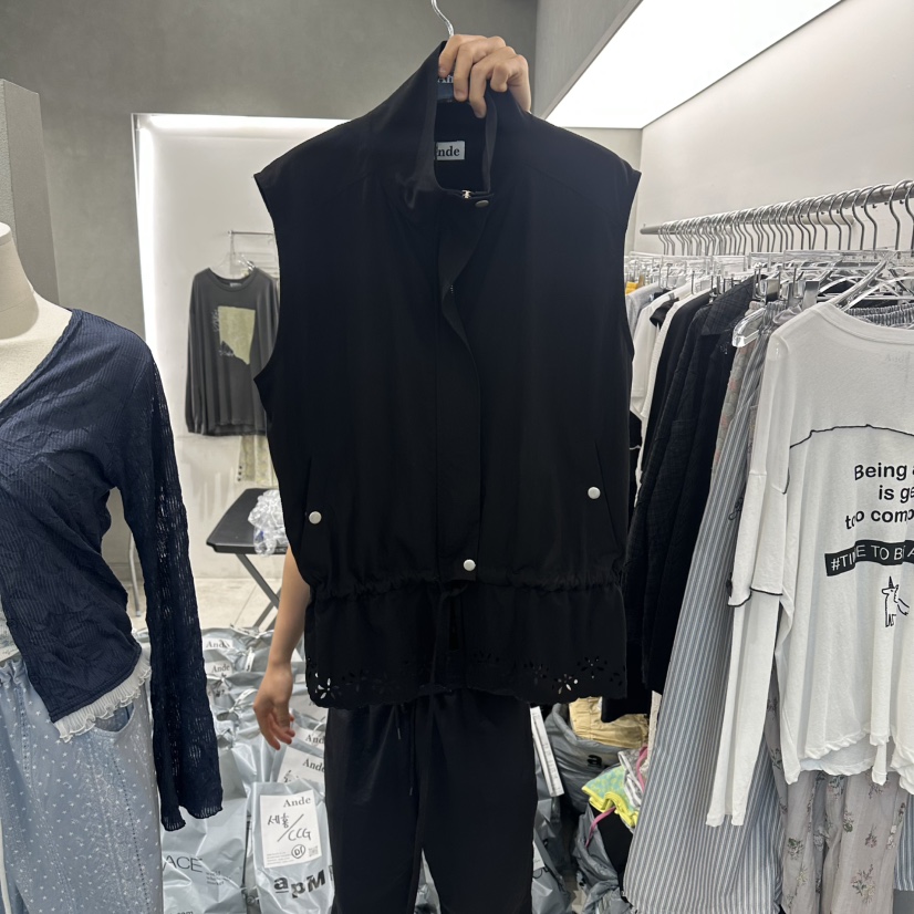 ANDE東大門實拍韓國女裝新款時尚人氣26夏季職業休閑馬甲Ande馬甲圖色2