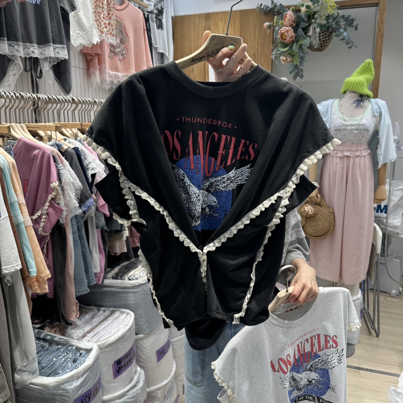 MARI CO韓國直郵實拍女士新品休閑人氣時尚26春夏職業T恤MARI COT恤圖色3