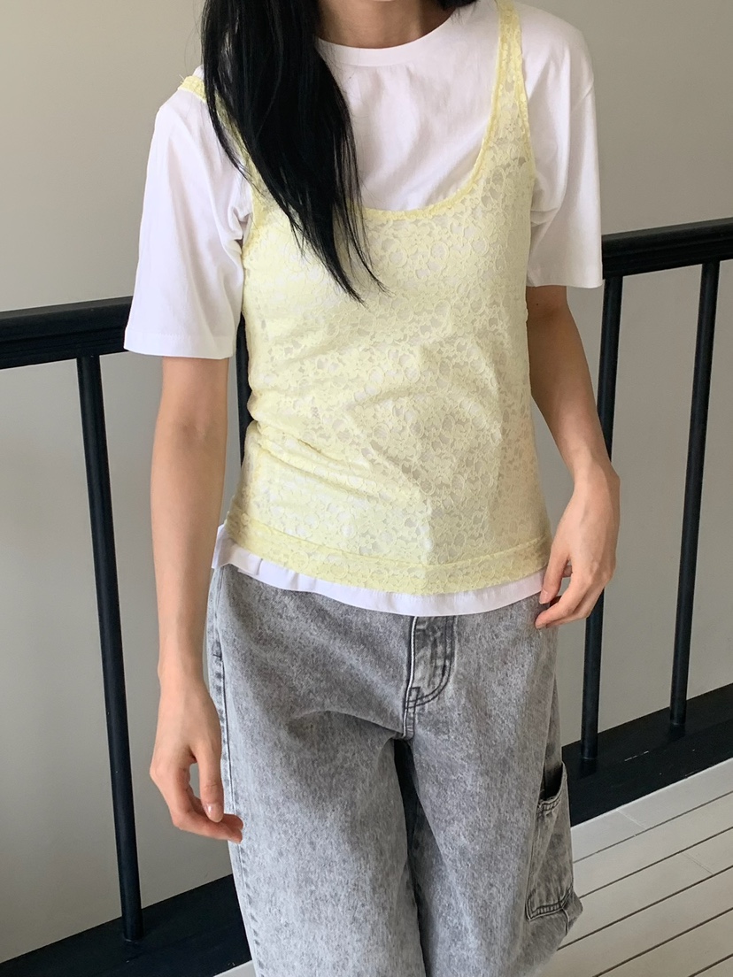 LOVE MY SANTA東大門實拍韓國女裝新品職業吊帶背心不含內搭無袖Santa/LOVE MY SANTA吊帶/背心