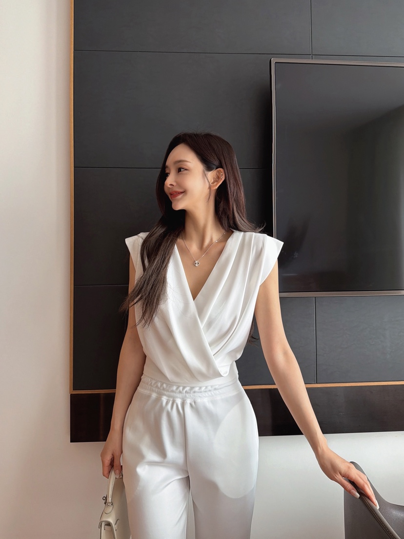 CLOTH東大門實拍韓國女士新款推薦熱賣休閑時尚職業套裝無袖CLOTH套裝
