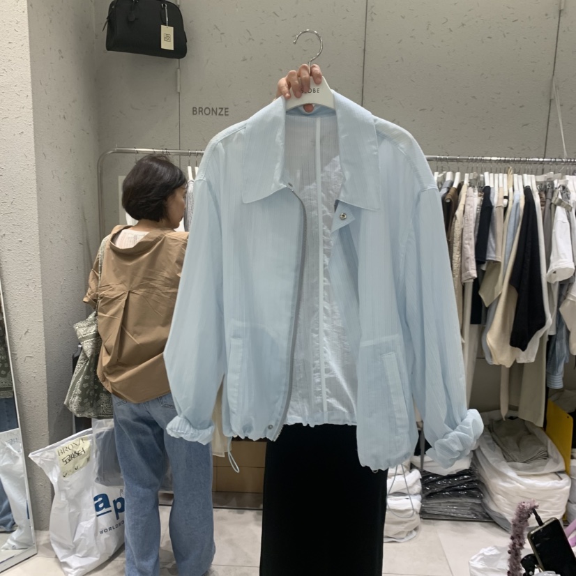 BRONZE韓國東大門代購女裝新品推薦襯衫蕾絲衫不含配飾不含內搭大號BRONZE襯衫/蕾絲衫圖色2