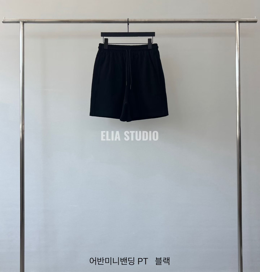 ELIA韓國直郵女裝新品休閑時尚人氣推薦熱賣職業26春夏短褲ELIA短褲圖色5黑色