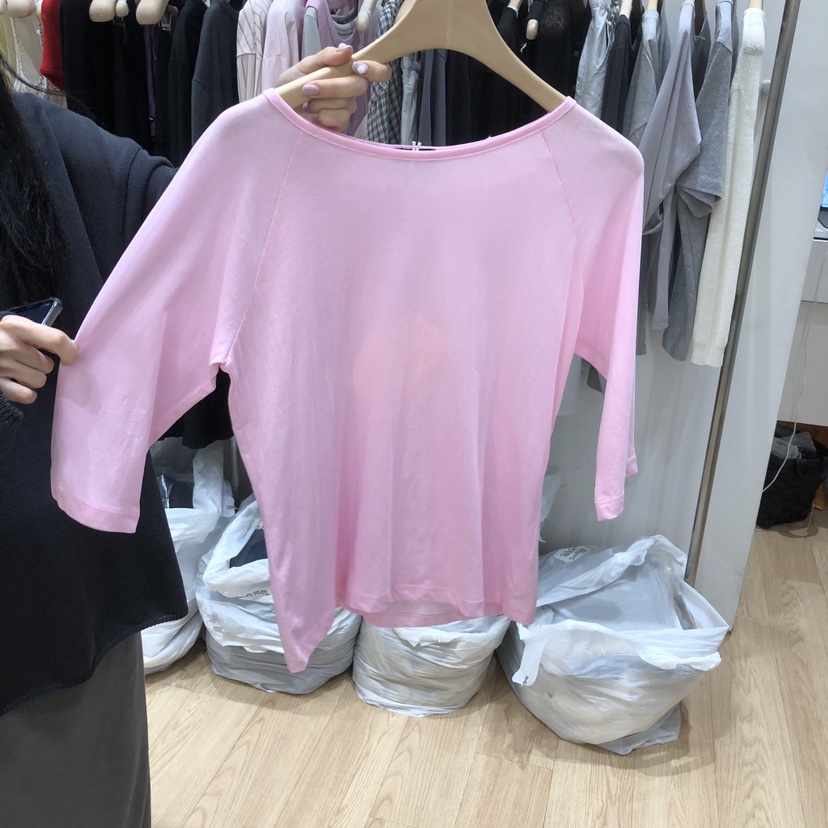 HAUS-A東大門實拍韓國女裝新品職業時尚休閑26春夏長袖T恤HAUSWOMEN長袖T恤圖色4