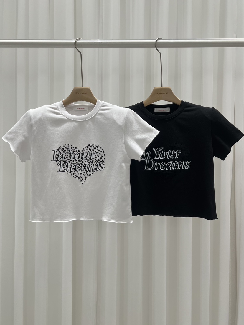 IF YOU SAY SO/PLUM-Q韓國直郵實拍女裝新品時尚T恤IF YOU SAY SO/PLUM-QT恤