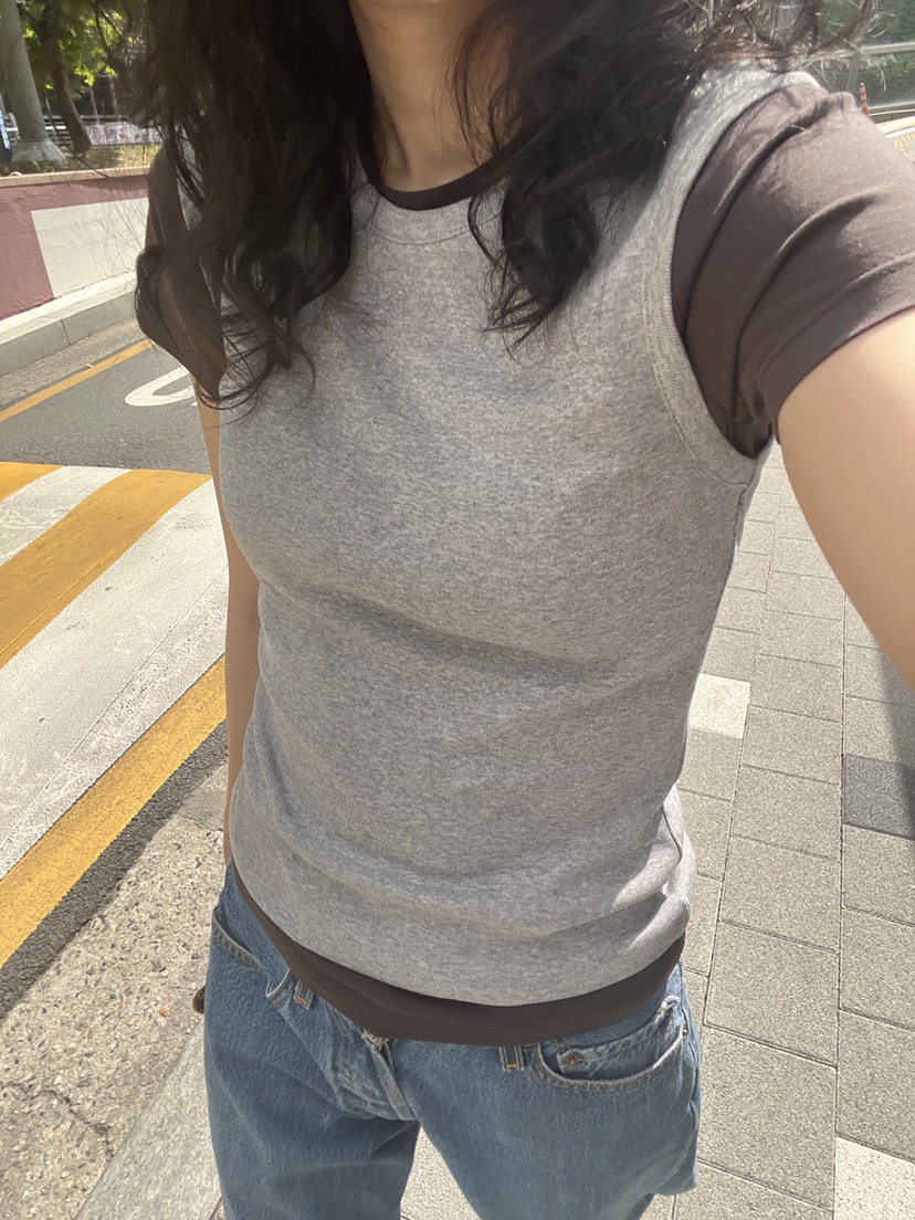 MYOS韓國直郵女裝新品人氣時尚推薦26春夏吊帶背心圓領無袖MYOS吊帶/背心