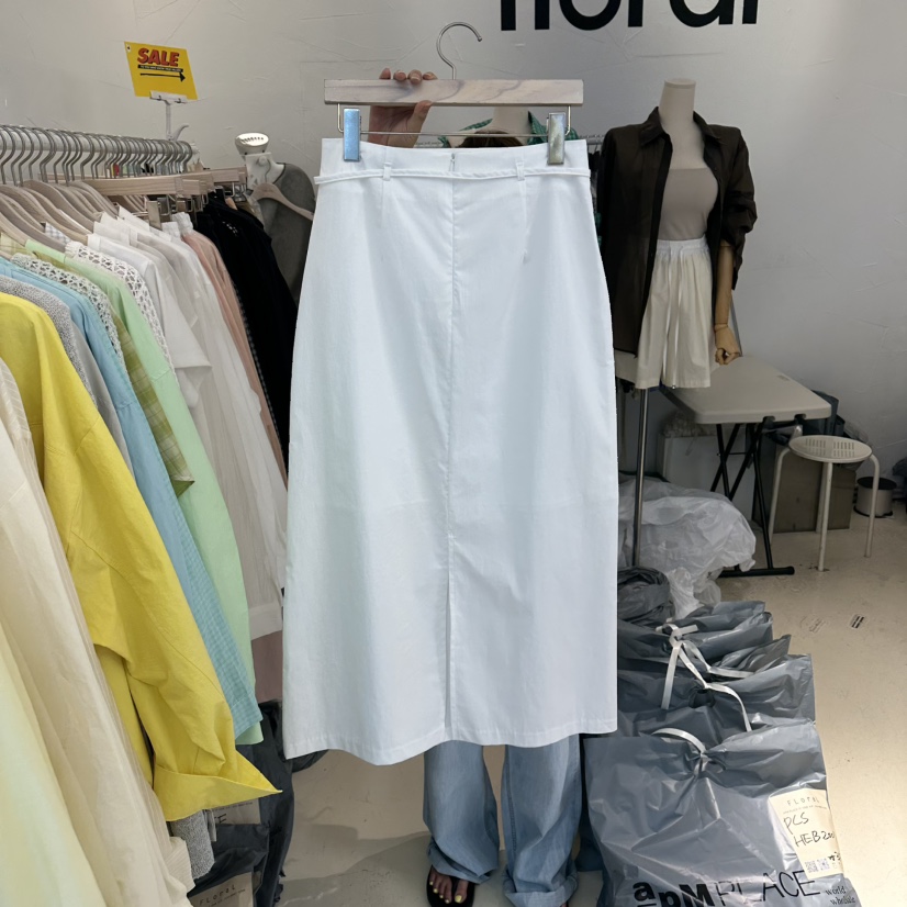 FLORAL韓國代購女士新款時尚人氣推薦26春夏熱賣職業長裙FLORAL長裙