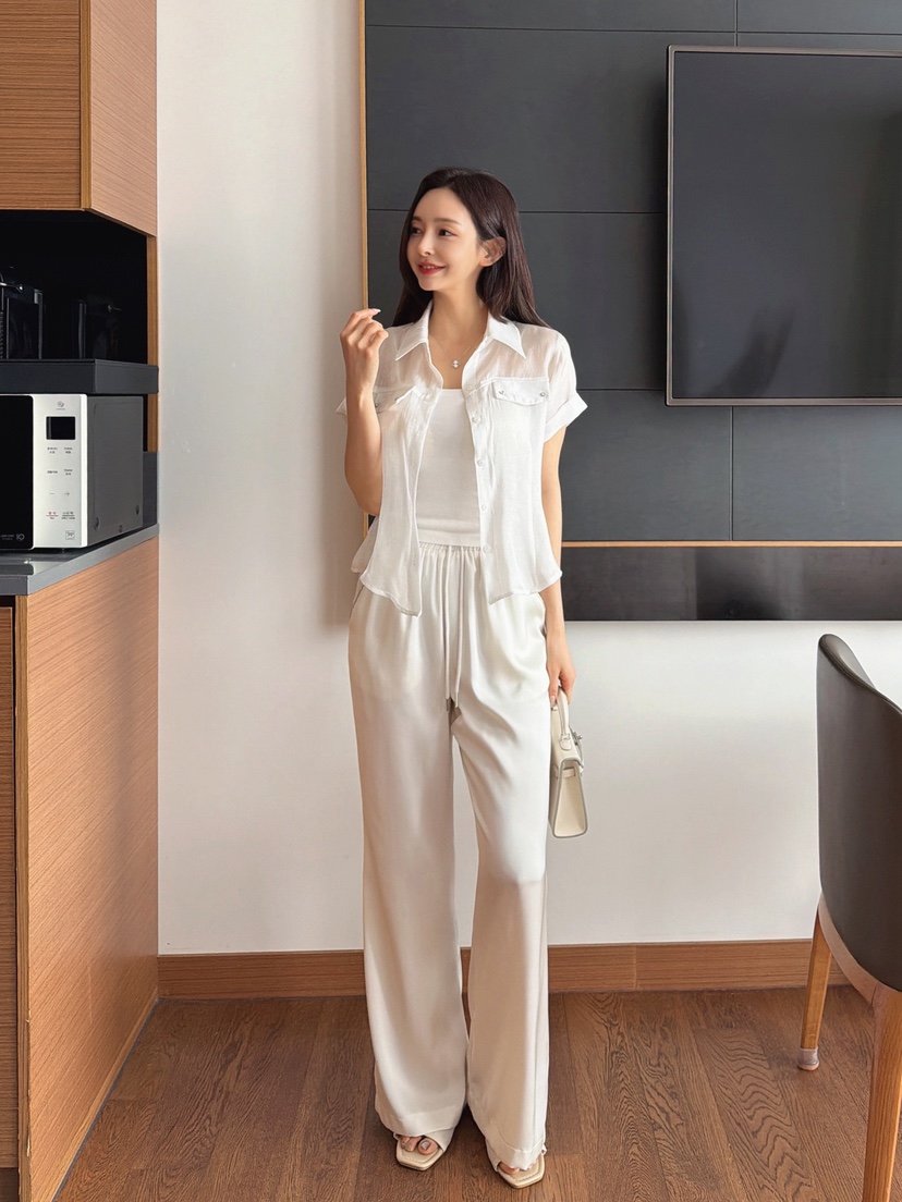 CLOTH韓國直郵女裝新品時尚人氣推薦26夏季職業休閑休閑褲CLOTH休閑褲