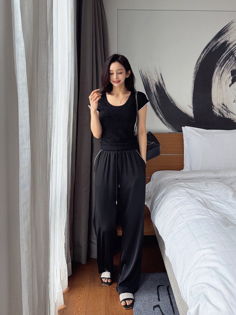 CLOTH韓國直郵女裝新品時尚人氣推薦26夏季職業休閑休閑褲CLOTH休閑褲