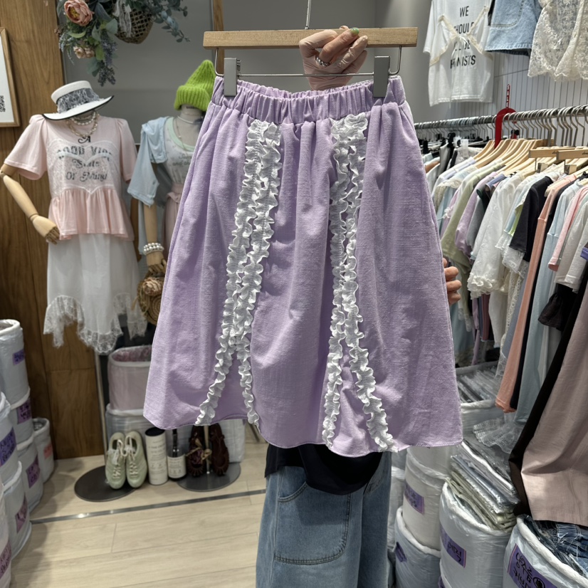 MARI CO韓國直郵女士新品人氣職業休閑26夏季半身裙中短裙鵝MARI CO半身裙/中短裙圖色2