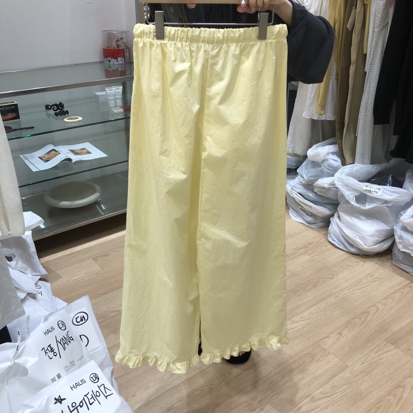 HAUS-A韓國代購女裝新款人氣26夏季休閑職業熱賣時尚休閑褲HAUSWOMEN休閑褲
