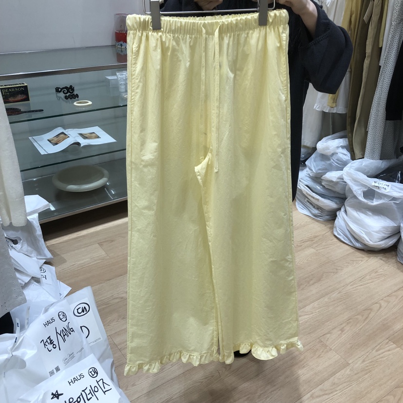 HAUS-A韓國代購女裝新款人氣26夏季休閑職業熱賣時尚休閑褲HAUSWOMEN休閑褲圖色1
