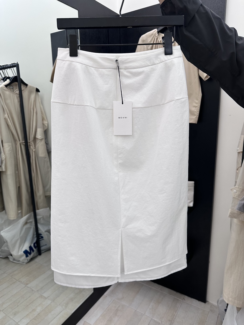 MOANI韓國直郵女裝新款推薦職業26夏季人氣半身裙中短裙疊穿MOANI半身裙/中短裙