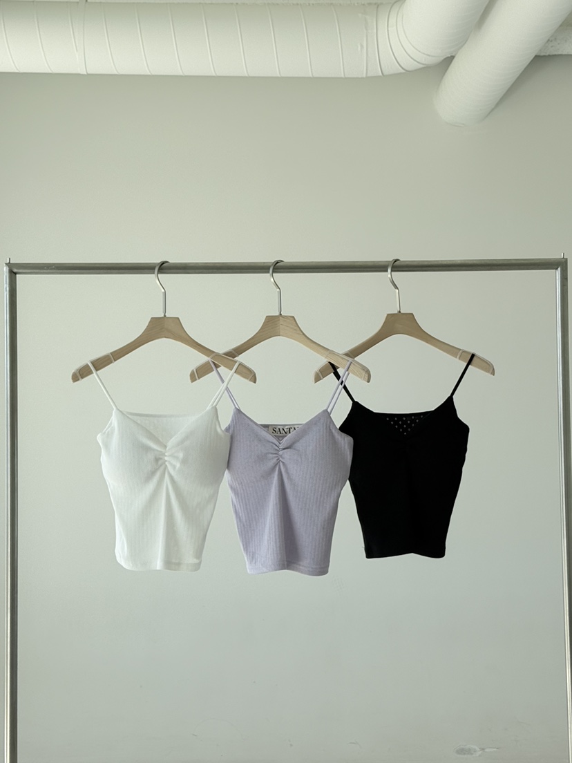 SANTAL韓國代購女士新品26夏季人氣休閑26春夏職業吊帶背心SANTAL吊帶/背心