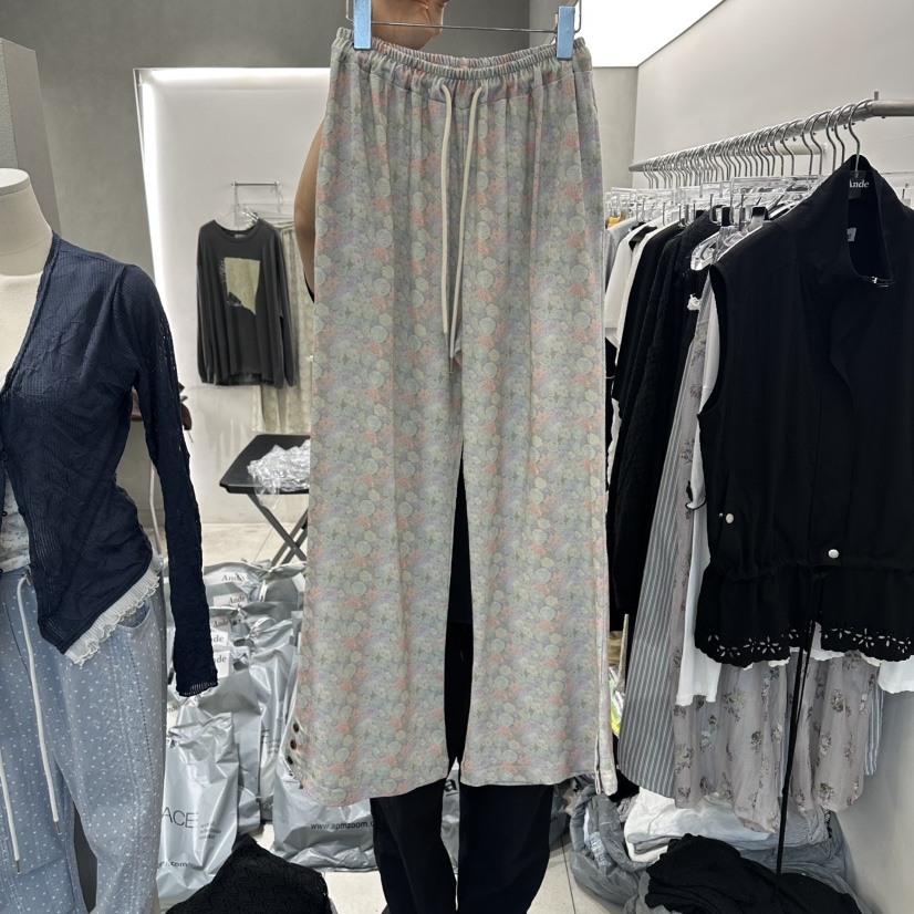 ANDE韓國直郵女士新品人氣休閑職業26春夏熱賣休閑褲喇叭褲Ande休閑褲圖色1