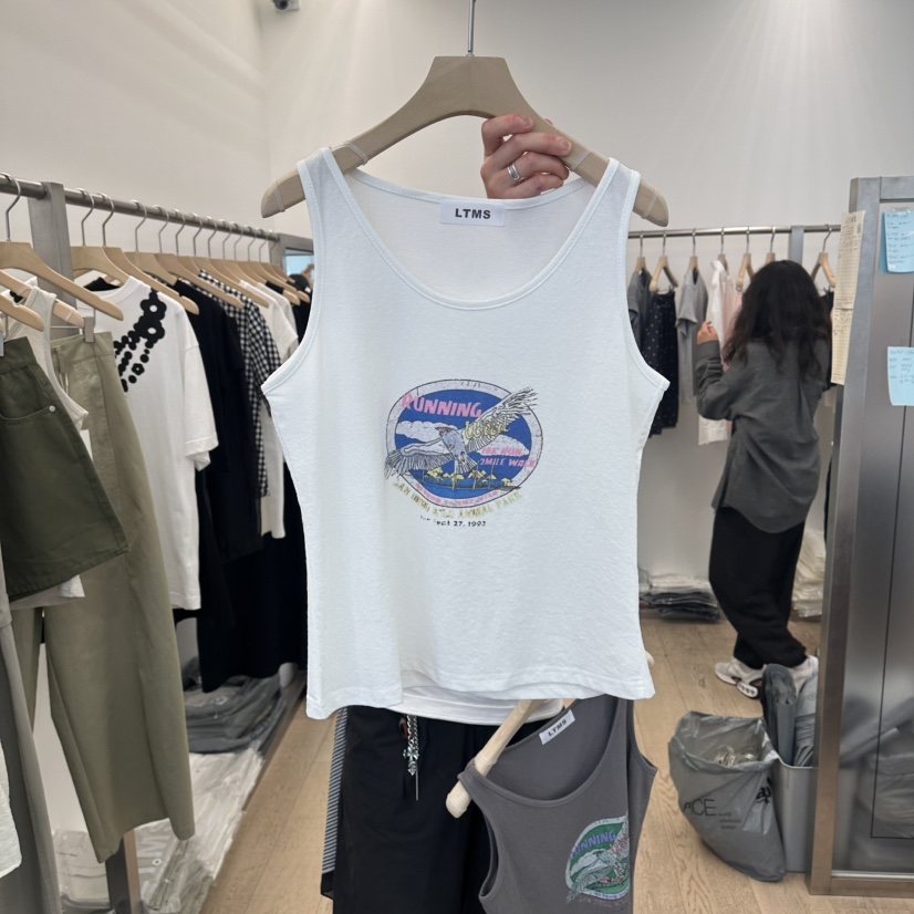 LTMS韓國直郵女士新品26春夏人氣推薦時尚職業26夏季吊帶背心LTMS吊帶/背心圖色2