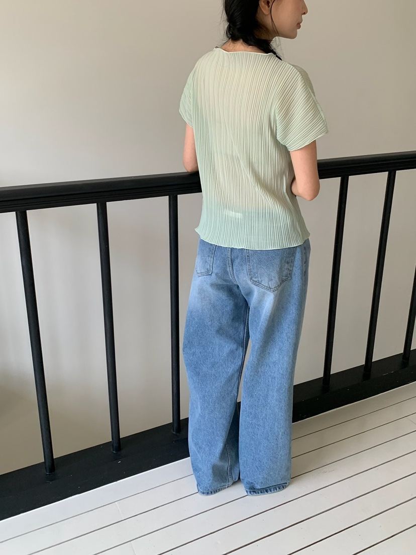 LOVE MY SANTA東大門實拍韓國女裝新品26夏季襯衫蕾絲衫褶裥Santa/LOVE MY SANTA襯衫/蕾絲衫