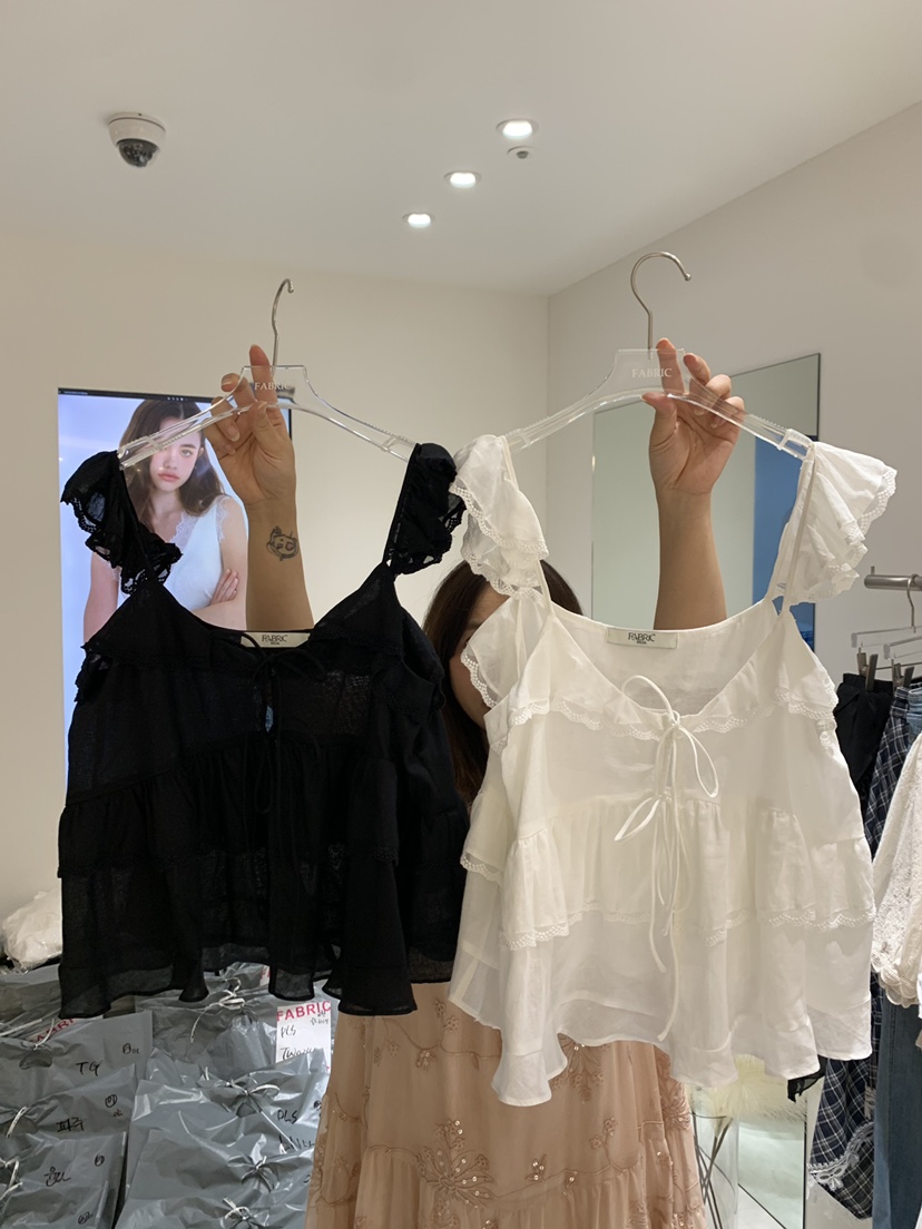 FABRIC韓國直郵實拍女士新品26夏季26春夏時尚推薦吊帶背心FABRIC吊帶/背心