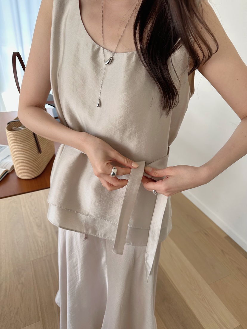 2ND GATE韓國直郵女裝新品26夏季26春夏休閑職業吊帶背心2ND GATE吊帶/背心