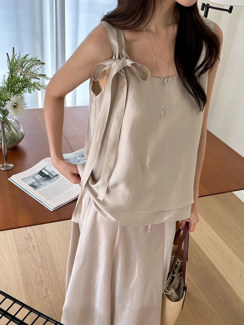 2ND GATE韓國直郵女裝新品26夏季26春夏休閑職業吊帶背心2ND GATE吊帶/背心圖色2