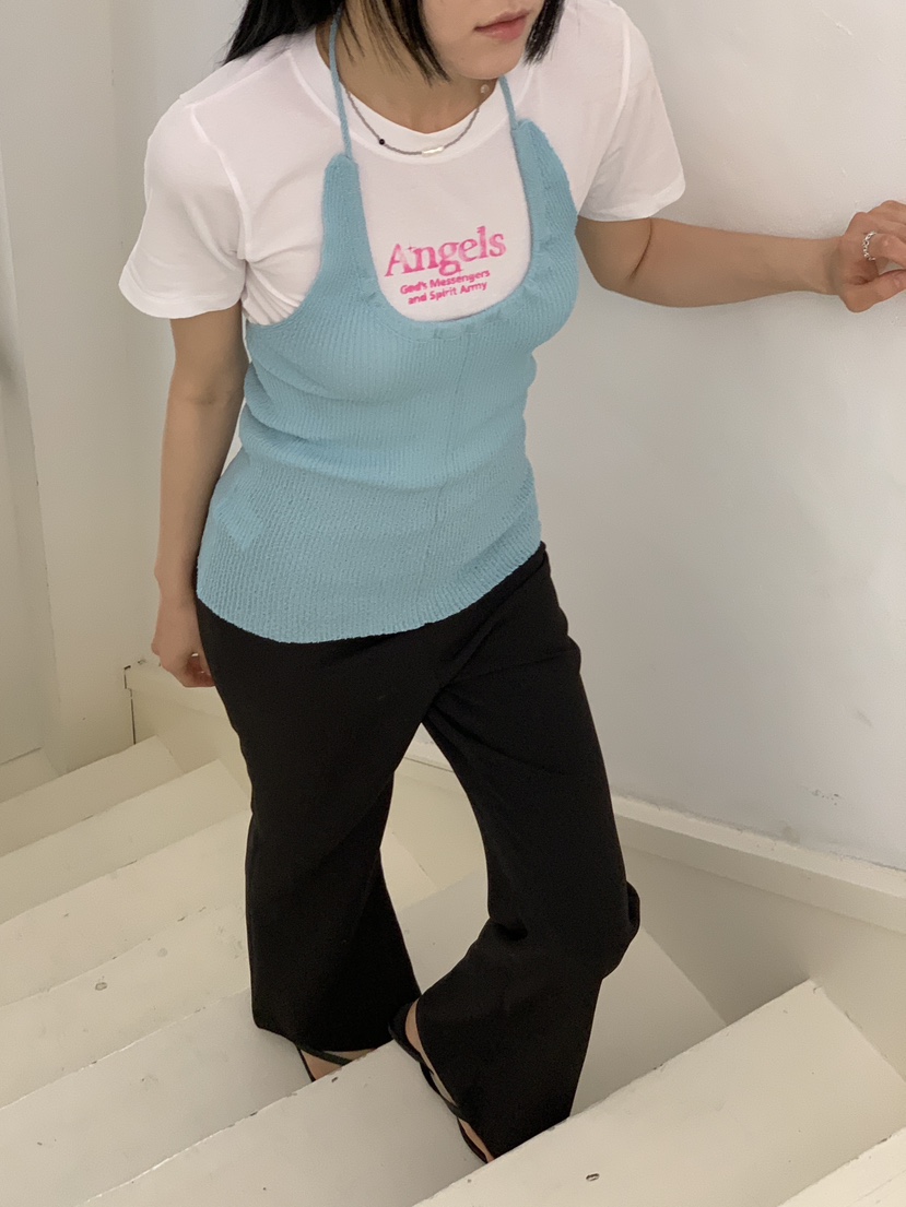 MILUI韓國代購女裝新品休閑人氣時尚26春夏熱賣職業吊帶背心MILUI吊帶/背心