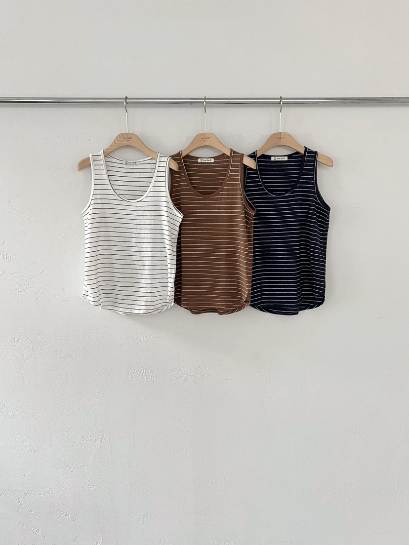 2ND GATE韓國直郵女裝新品26春夏26夏季休閑吊帶背心亞麻2ND GATE吊帶/背心