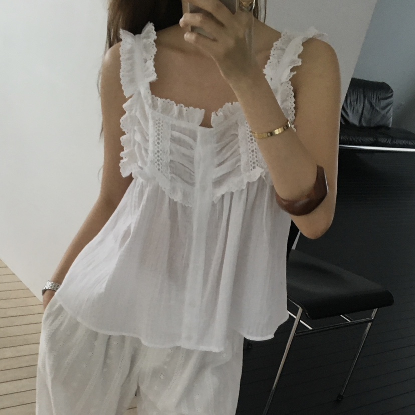 MADE-P韓國直郵女裝新品人氣休閑26春夏職業時尚吊帶背心MADE-P吊帶/背心