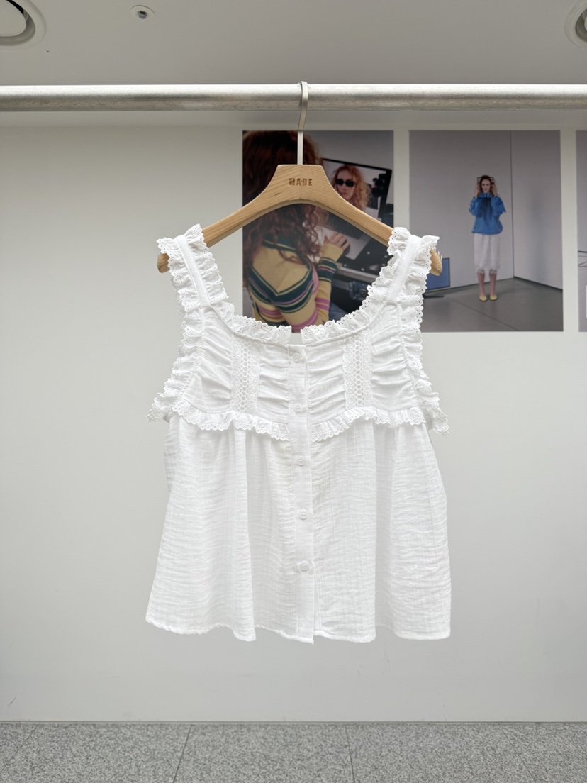 MADE-P韓國直郵女裝新品人氣休閑26春夏職業時尚吊帶背心MADE-P吊帶/背心圖色1