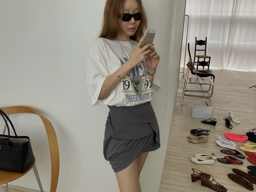 MADE-P韓國東大門直郵女裝新款熱賣職業26夏季時尚26春夏短裙MADE-P短裙