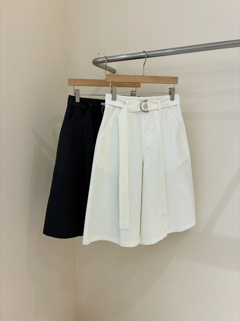 MUSE-P韓國直郵女裝新品休閑26春夏人氣26夏季短褲含腰帶MUSE-P短褲