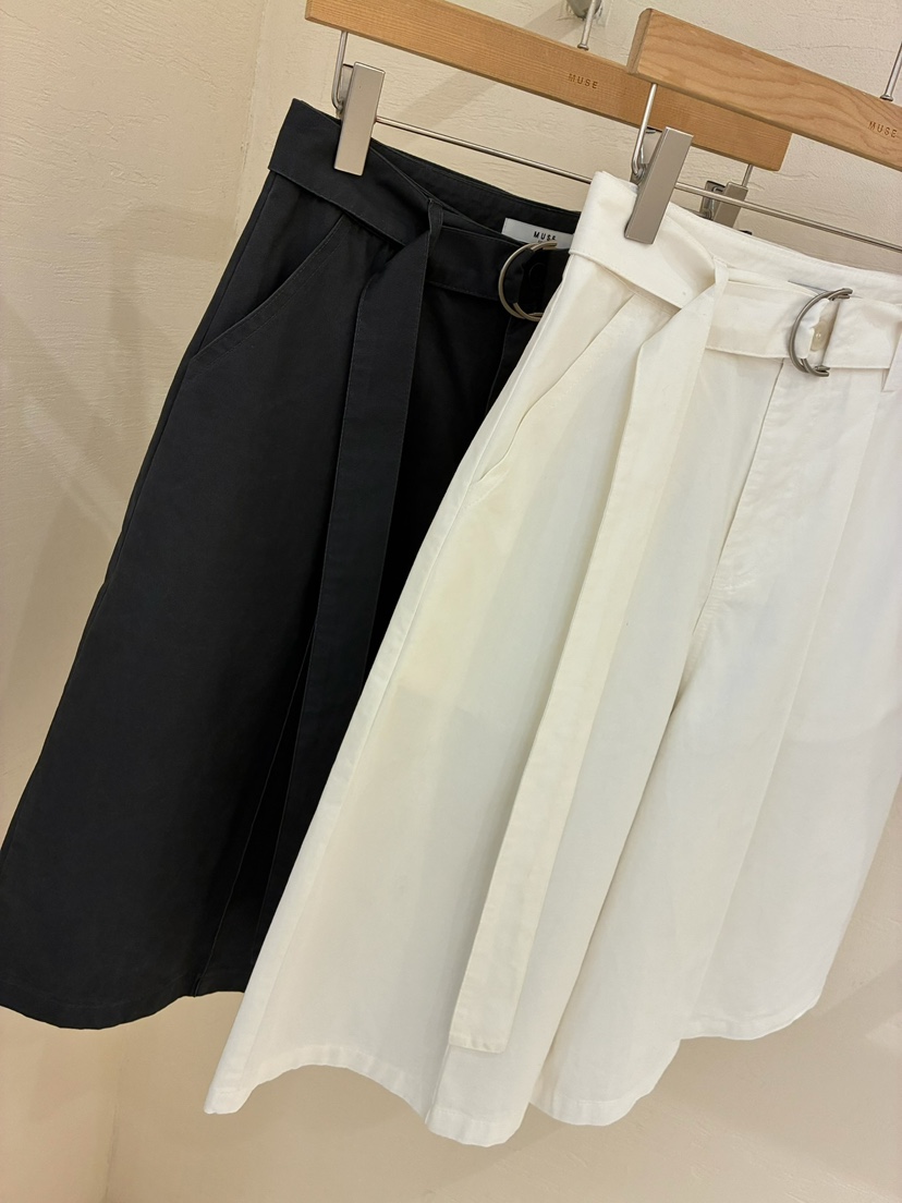 MUSE-P韓國直郵女裝新品休閑26春夏人氣26夏季短褲含腰帶MUSE-P短褲