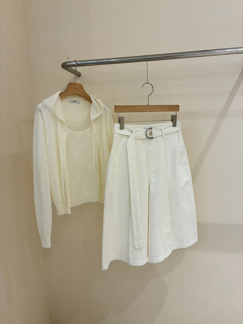 MUSE-P韓國直郵女裝新品休閑26春夏人氣26夏季短褲含腰帶MUSE-P短褲