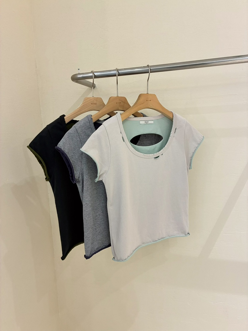MUSE-P韓國東大門代購女裝新品26春夏26夏季推薦職業T恤MUSE-PT恤