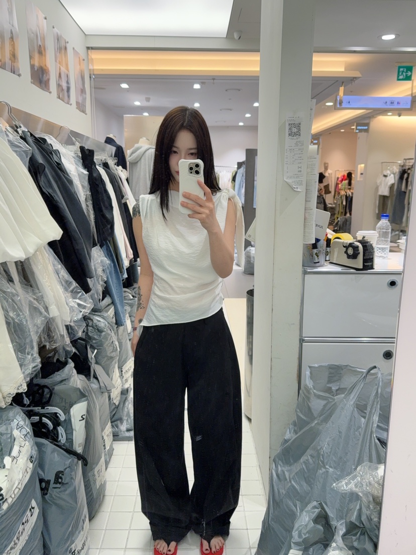 AMOOD韓國東大門直郵女裝新品26春夏職業熱賣推薦吊帶背心AMOOD吊帶/背心