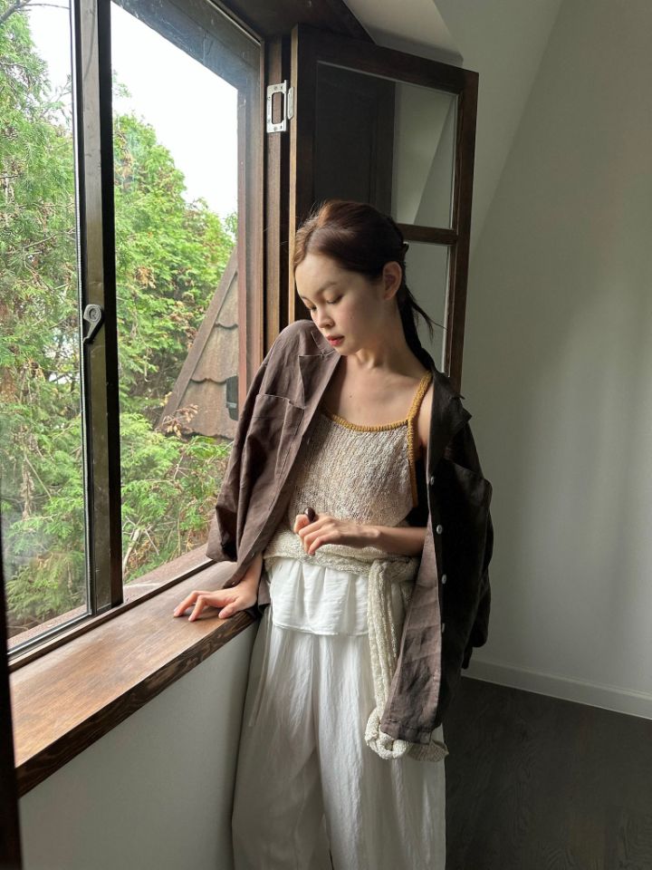 MARE韓國直郵女裝新品職業熱賣人氣吊帶背心不含內搭圍巾MARE吊帶/背心